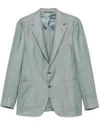 Canali - Twill Blazer - Lyst