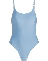 KARL LAGERFELD - Scoop-Neck Swimsuit - Lyst