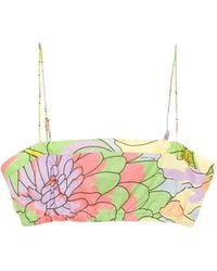 FARM Rio - Spring Affair Beaded Crop Top - Lyst