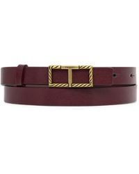 Twinset - Reversible Belt With Logoed Buckle - Lyst