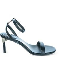 ARMANI EXCHANGE - Buckle-Fastening Stiletto-Heel Sandals - Lyst