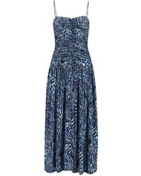 Ulla Johnson - Arda Ruched Jersey Dress - Lyst