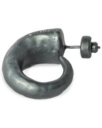 Parts Of 4 - Horn Sterling Hoop Earrings - Lyst