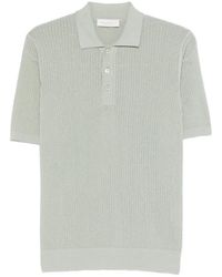LUIGI GENTILE - Open-Knit Polo Shirt - Lyst