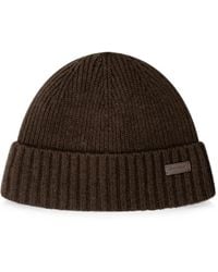 Barbour - Carlton Ribbed-Knit Beanie Hat - Lyst