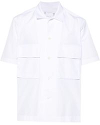Sacai - Katoenen Overhemd - Lyst