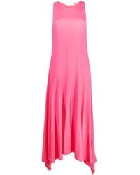 Stella McCartney - Curved-Hem Sleeveless Maxi-Dress - Lyst
