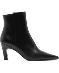 Roberto Festa - 75Mm Yanira Pointed-Toe Heeled Ankle Boots - Lyst