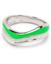 Maria Black - Soma Neon-Detail Ring Stack - Lyst