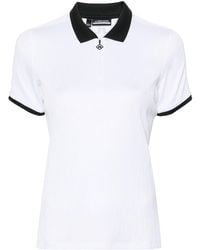 J.Lindeberg - Izara Ribbed Polo Shirt - Lyst