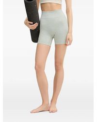 On Shoes - Ribbed-Knit High Wasted Shorts - Lyst