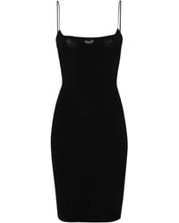 DSquared² - Minikleid Mit Logo-Schild - Lyst