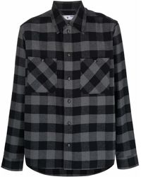 Off-White c/o Virgil Abloh - Kariertes Flanellhemd - Lyst