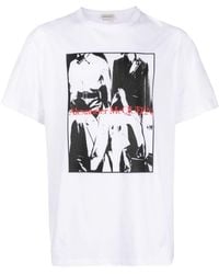 Alexander McQueen - T-shirt en coton à imprimé photographique - Lyst