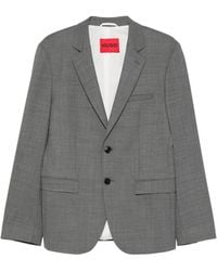 BOSS - Single-Breasted Notched-Lapels Jacket - Lyst