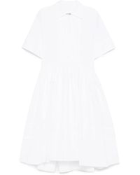 Jil Sander - Katoenen Midi-Jurk - Lyst