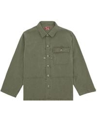 Fortela - Patch Pocket Herringbone Shirt - Lyst