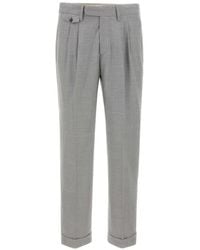 Devore - Double-Pleated Cuffed Trousers - Lyst