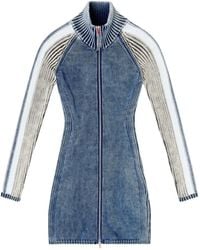 DIESEL - Faded Wash Knitted Dress - Lyst