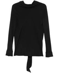 The Row - Evo Draped-Back Top - Lyst