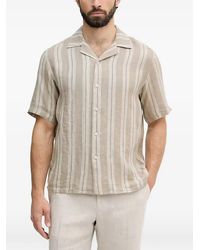 Benetton - Striped Short-Sleeve Shirt - Lyst