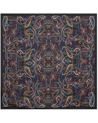 Etro - Paisley-Print Silk Scarf - Lyst