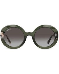 Lancel - Lunettes De Soleil À Monture Ronde - Lyst