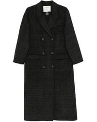 Yerse - Cappotto Doppiopetto A Quadri - Lyst