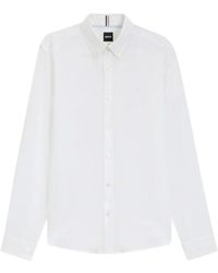 BOSS - Button-Up Long-Sleeve Shirt - Lyst