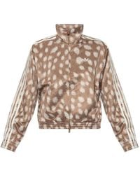 adidas - Veste Zippée À Imprimé Animalier - Lyst