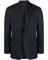 BOGGI - Single-Breasted Wool Blazer - Lyst