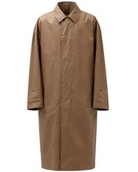 Lemaire Light Tailored Coat in Black for Men | Lyst