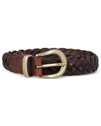 Mancini 1979 - Braided Leather Belt - Lyst