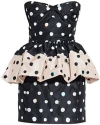 Fendi - Polka-Dot Mini Dress - Lyst