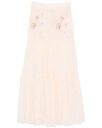 Ermanno Scervino - Cotton Long Skirt - Lyst