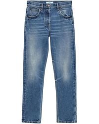 Prada - Cotton Straight-Leg Jeans - Lyst