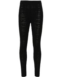 Givenchy - 4G-Motif Knitted Trousers - Lyst