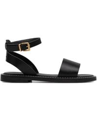 Marc O' Polo - Ankle-Strap Flat Sandals - Lyst