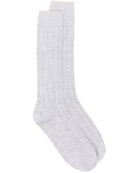 Eleventy - Cable-Knit Socks - Lyst