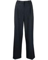 Low Classic - Wool-Blend Straight-Leg Trousers - Lyst