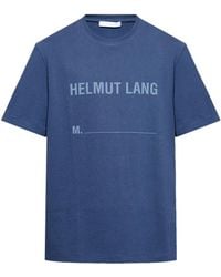 Helmut Lang - T-Shirt mit Logo-Print - Lyst