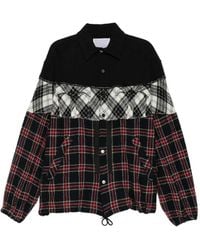 Kolor - Hemdjacke Im Patchwork-Look - Lyst