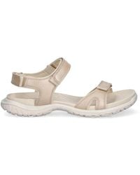 Ecco - Offroad Roam Touch-Strap Leather Sandals - Lyst