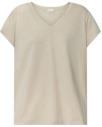 Hanro - V-Neck T-Shirt - Lyst