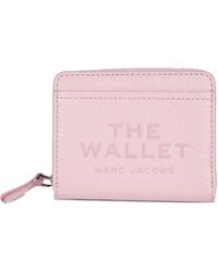 Marc Jacobs - The Leather Mini Compact Portemonnaie - Lyst