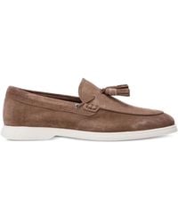 BOSS - タッセル スエードローファー - Lyst