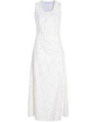 Proenza Schouler - Violeta Jacquard-Cotton Midi Dress - Lyst