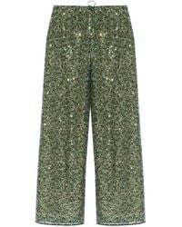 Oséree - Broek Met Wijde Pijpen En Pailletten - Lyst