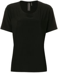 Norma Kamali - T-Shirt mit U-Ausschnitt - Lyst