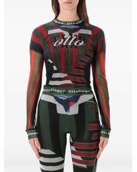 OTTOLINGER - Graphic-Print Long-Sleeve T-Shirt - Lyst